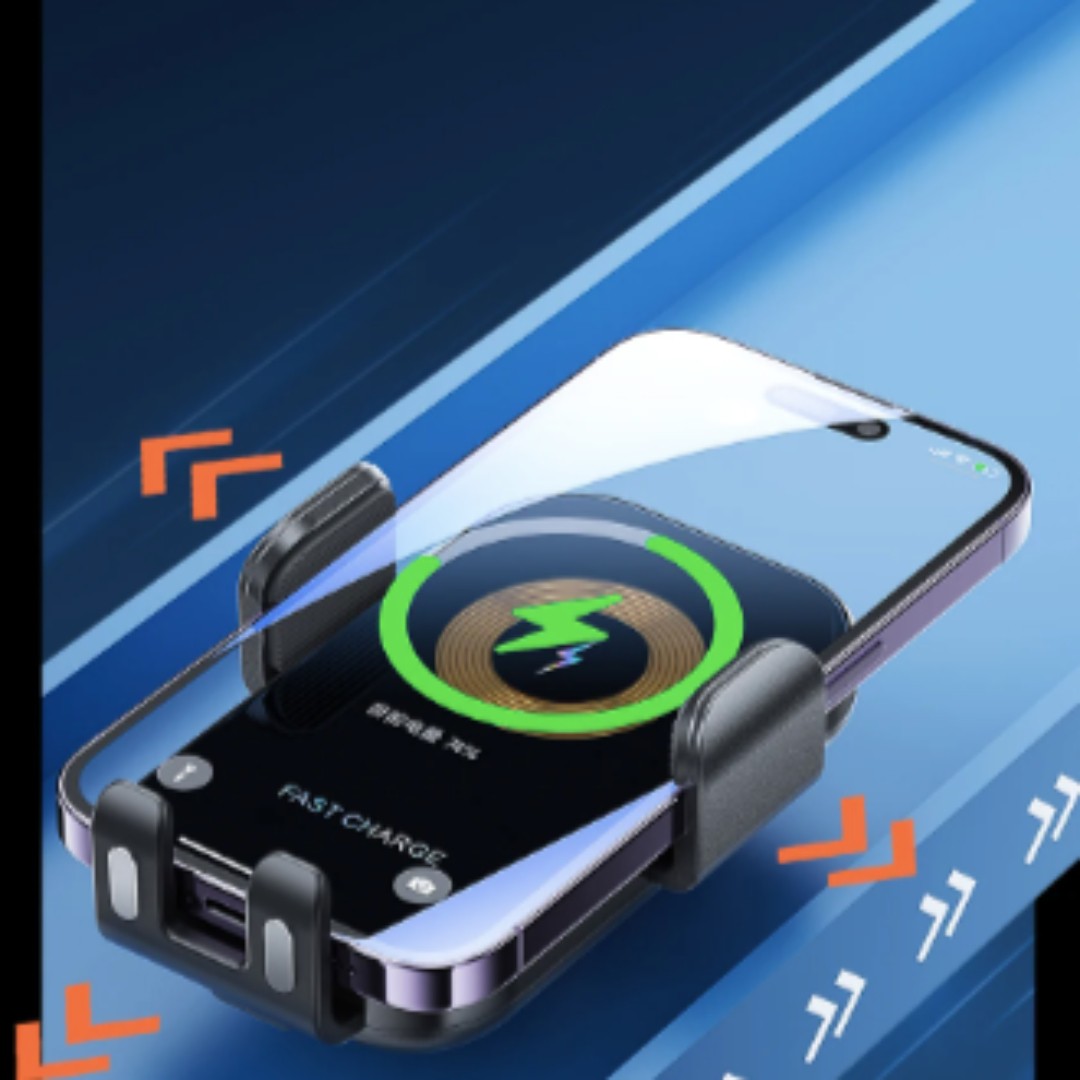 📲Cargador inalámbrico Universal para coche, soporte para teléfono, carga rápida🔋