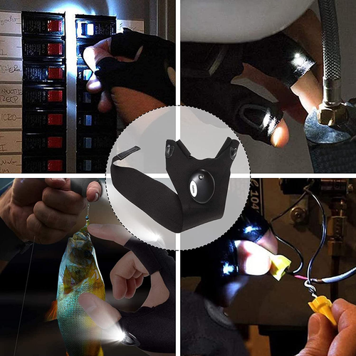 😱Waterproof LED Light Work Gloves 🔦🔦🔦