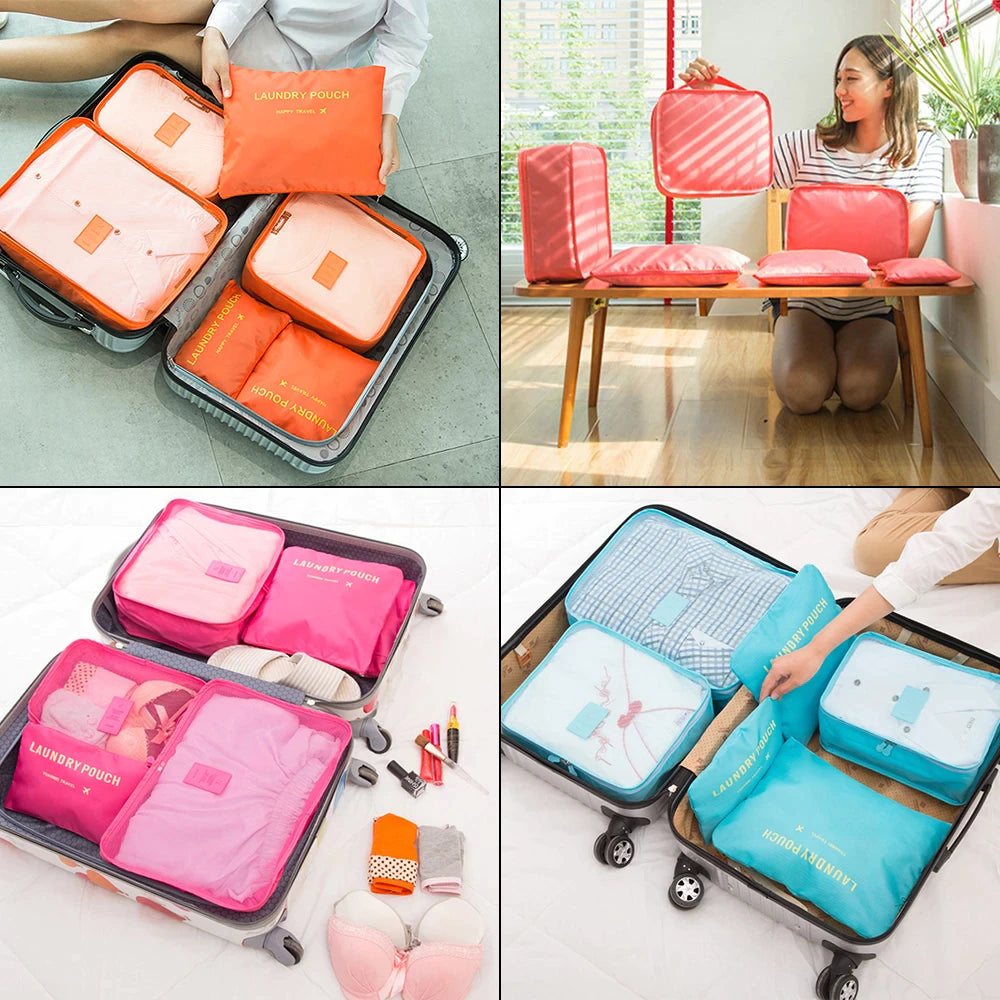 🤩Bolsa organizadora🧳de viaje✈de nailon impermeable💯